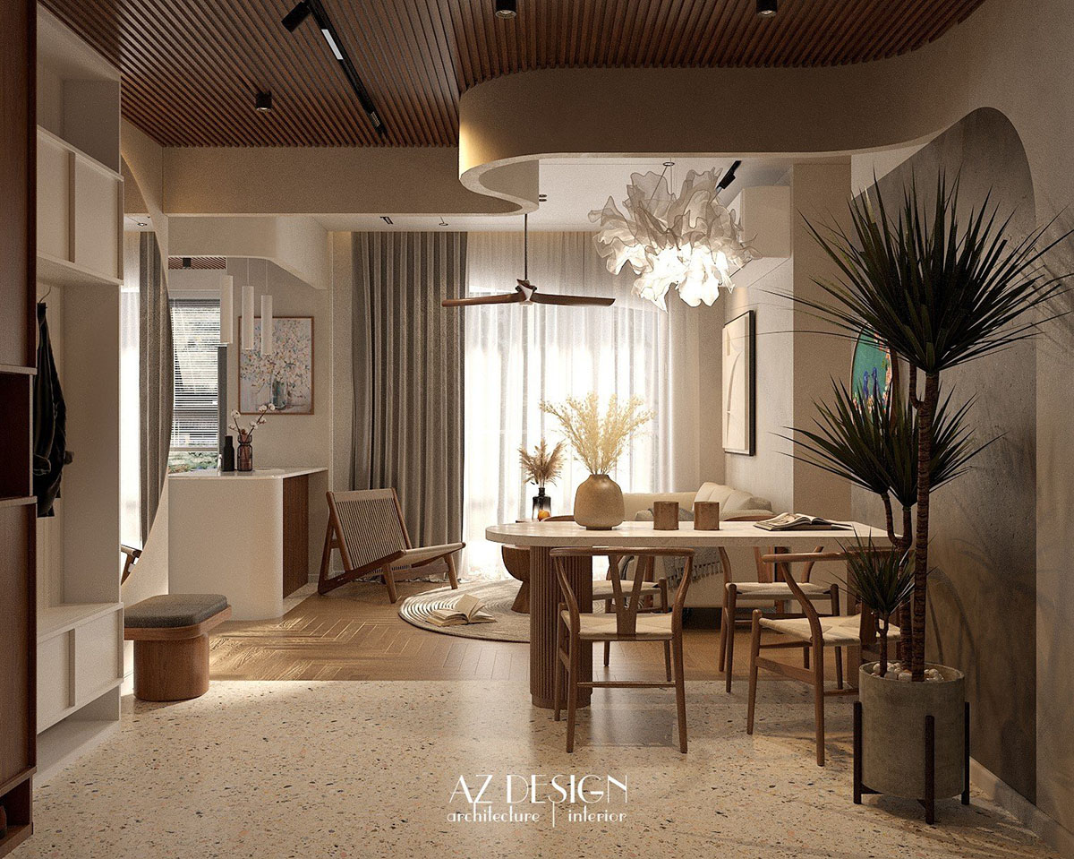 Mẫu thiết kế nội thất Căn hộ chung cư chị Lan tại Le Grand Jardin