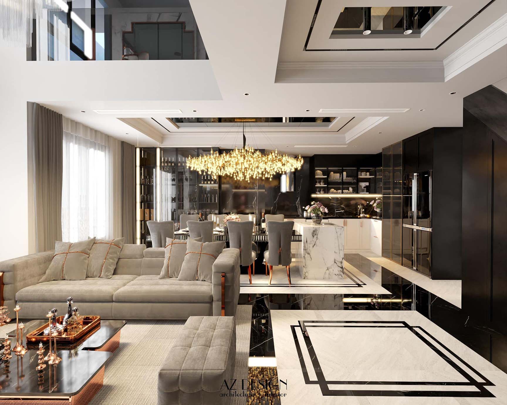 Mẫu Thiết Kế Nội Thất Căn hộ Duplex Nhà Chú Tuấn Chung Cư Ecopark